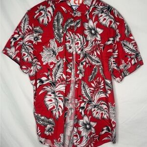 Robert Graham Red and Black Lightweight Shirt Jacket